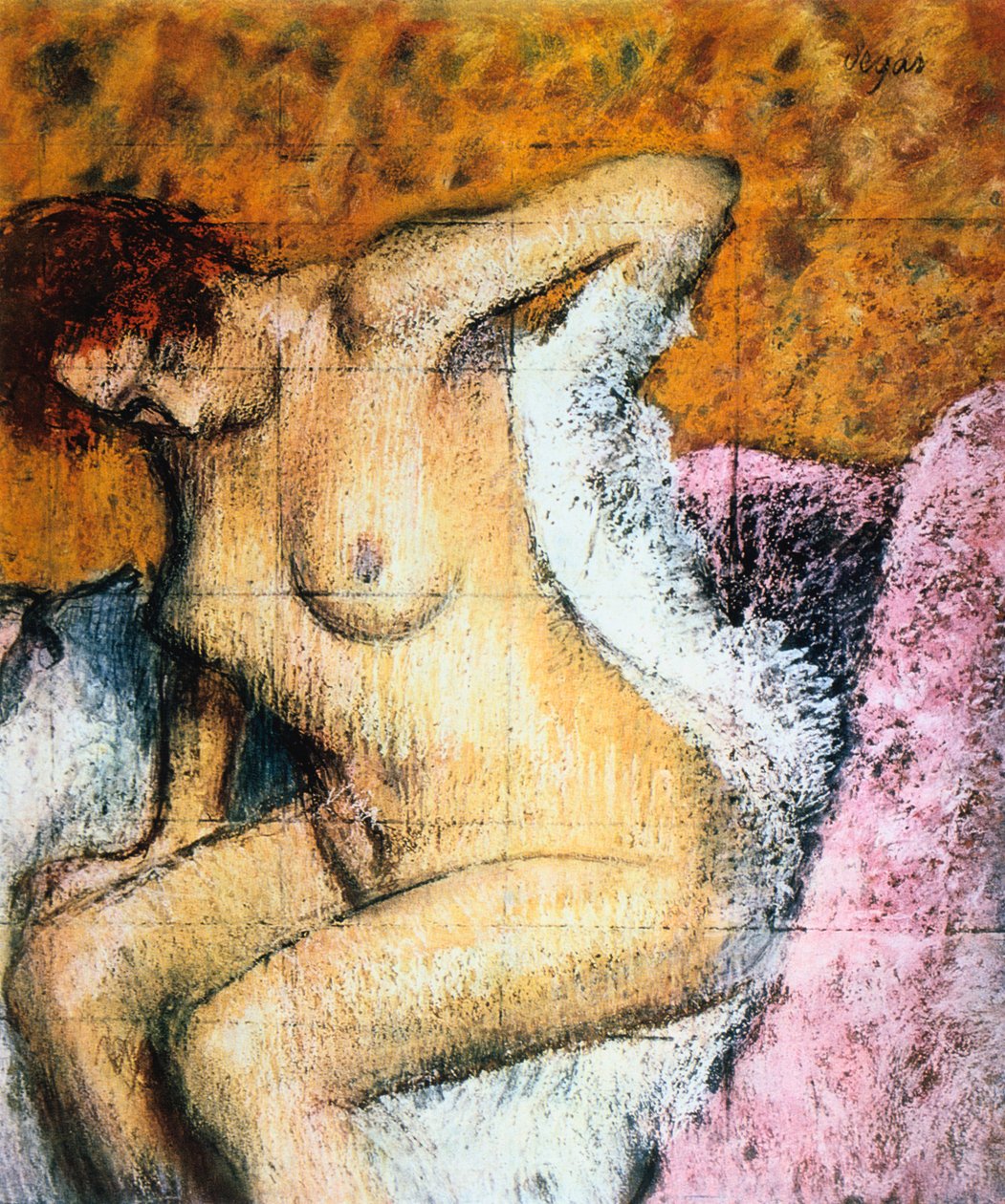 Apres le Bain आफ्टर बाथ, c1895 द्वारा एडगर डीगास