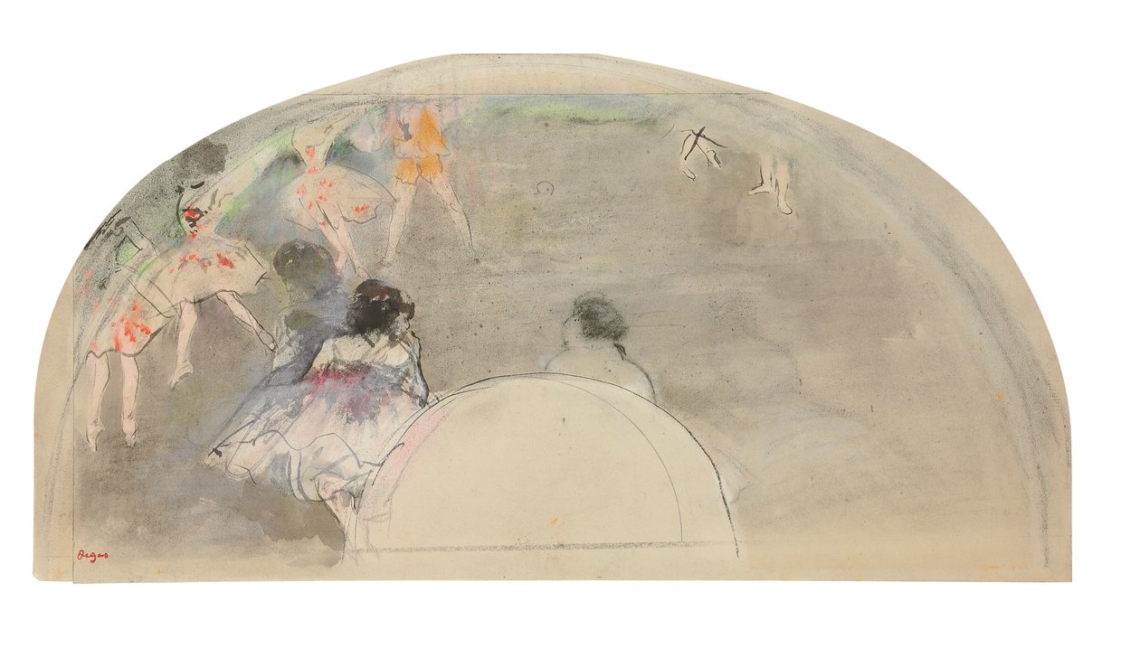 बैले दृश्य, c.1880 द्वारा एडगर डीगास