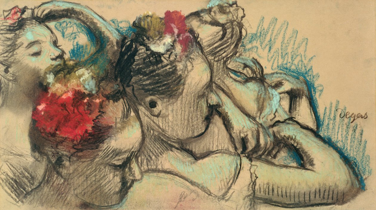 नर्तक, c.1896-8 (कागज पर पेस्टल) द्वारा एडगर डीगास