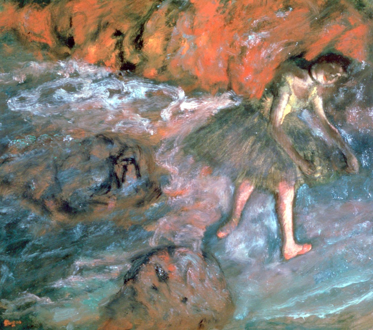 रूसी बैलेरीना, 1880 द्वारा एडगर डीगास