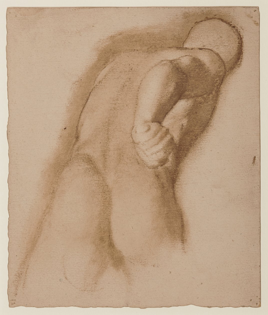 एफिसस के अग्रसेस के बाद अध्ययन, "ग्लेडिएटर बोरगेसी", c.1855 द्वारा एडगर डीगास