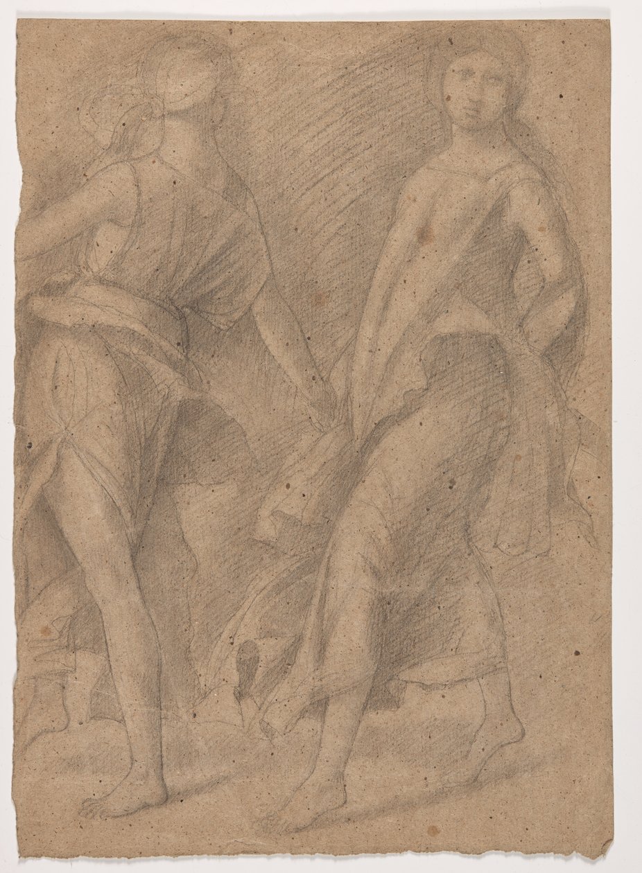 एंड्रिया मेन्टेगना, "परनासस" के बाद का अध्ययन, c.1854-56 द्वारा एडगर डीगास