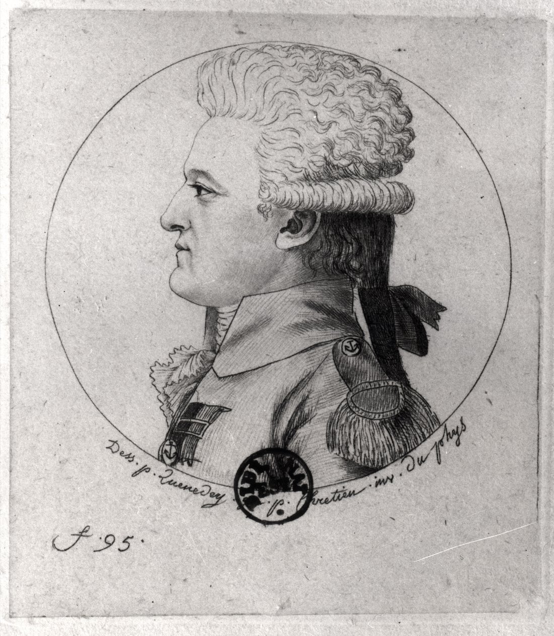 पियरे चार्ल्स डी विलेन्यूवे (1763-1806) का चित्रण, गिल्स लुइस चेटिएन द्वारा उत्कीर्ण द्वारा एडमे क्वेनेडी