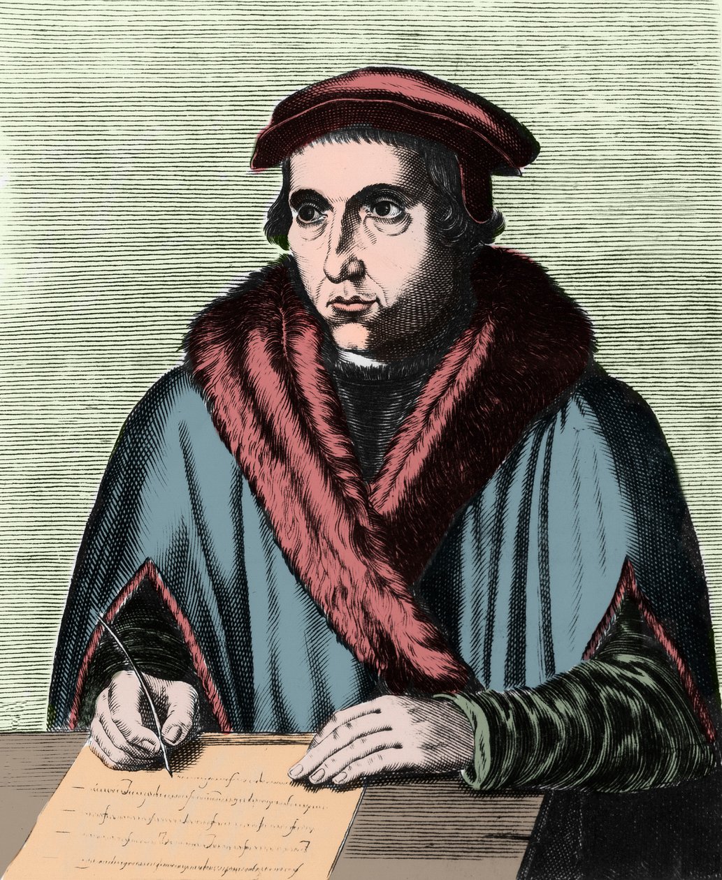 जुआन लुइस विवे, स्पेनिश मानवतावादी और दार्शनिक (1492-1540) का चित्र द्वारा एडमे डी बुलोन्इस