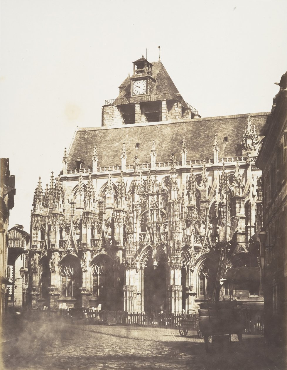 लौवियर्स कैथेड्रल, सामान्य दृश्य, 1852-54। द्वारा एडमंड बैको