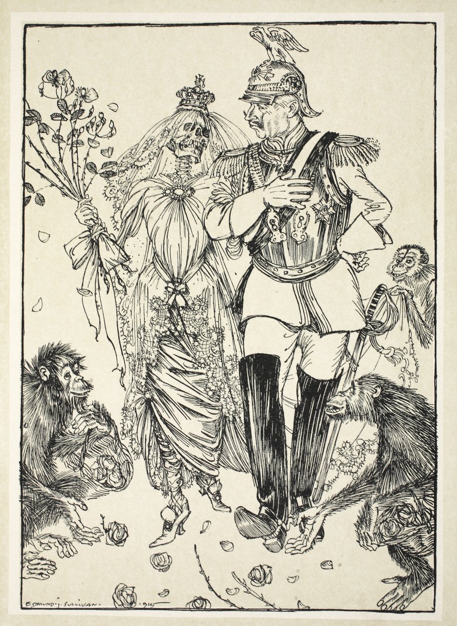 विवाह डे सुविधा, एडमंड जे सुलिवन, पब द्वारा द कैसर की माला से चित्रण। 1916 द्वारा एडमंड जोसेफ सुलिवन
