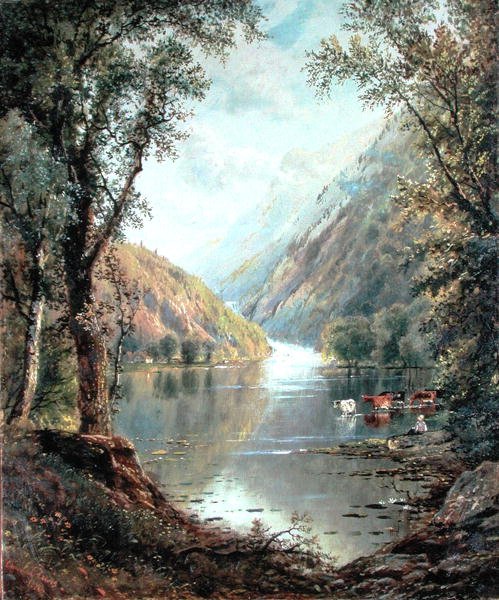 Catskills में दृश्य द्वारा एडमंड डार्च लुईस