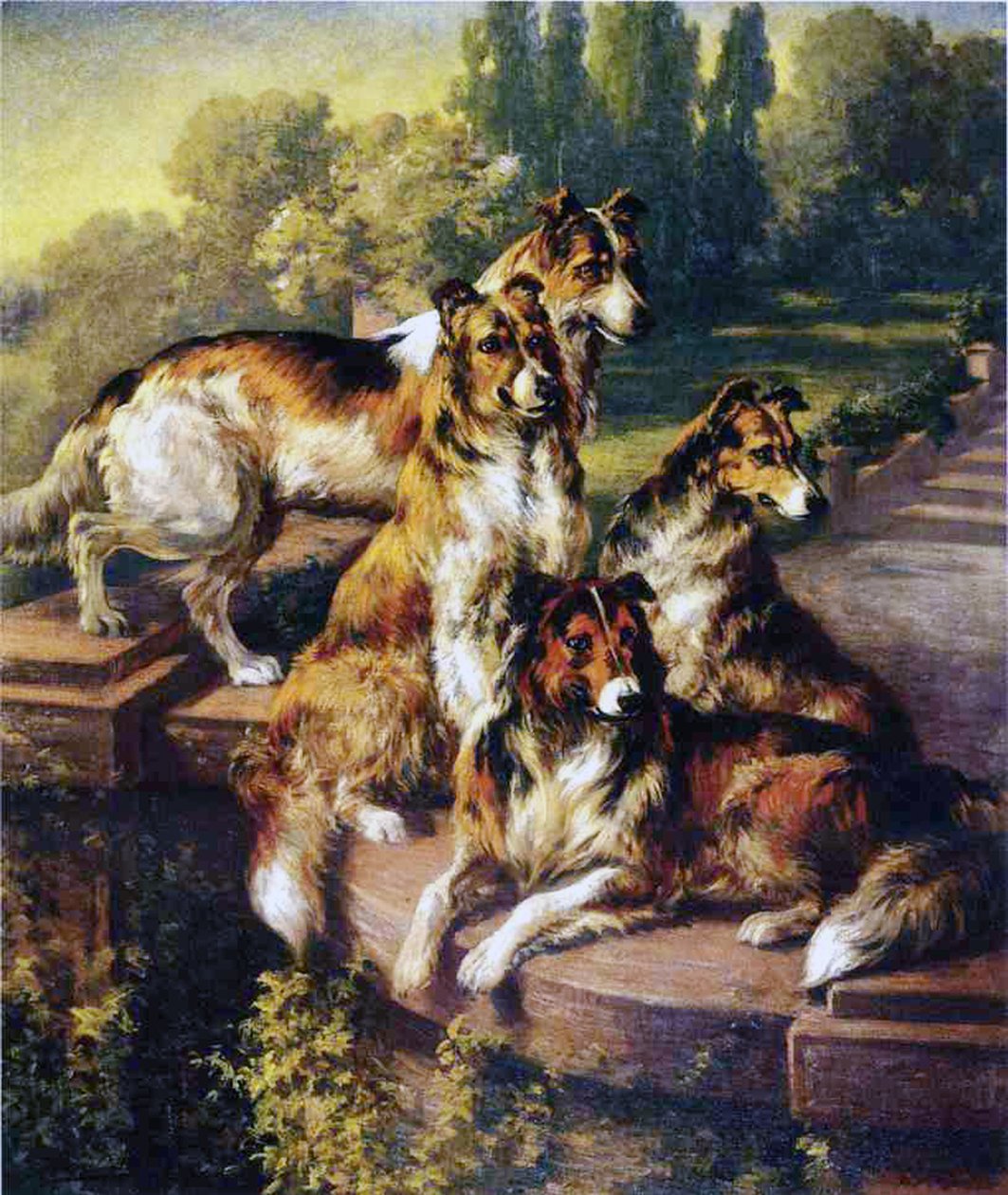 collies द्वारा एडमंड हेनरी ओस्टहॉस
