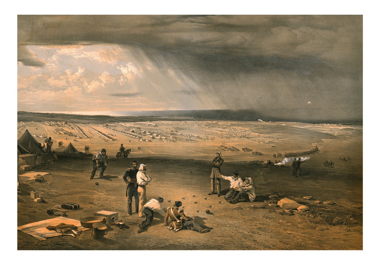 3 डी डिवीजन का शिविर, 9 जुलाई 1855। द्वारा एडमंड वॉकर