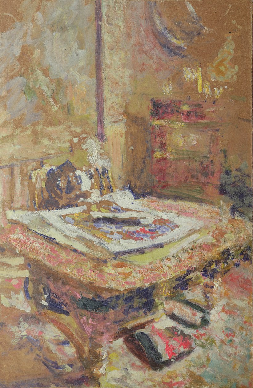 आंतरिक, c.1906 (कार्ड पर तेल) द्वारा एडोर्ड वुइलार्ड