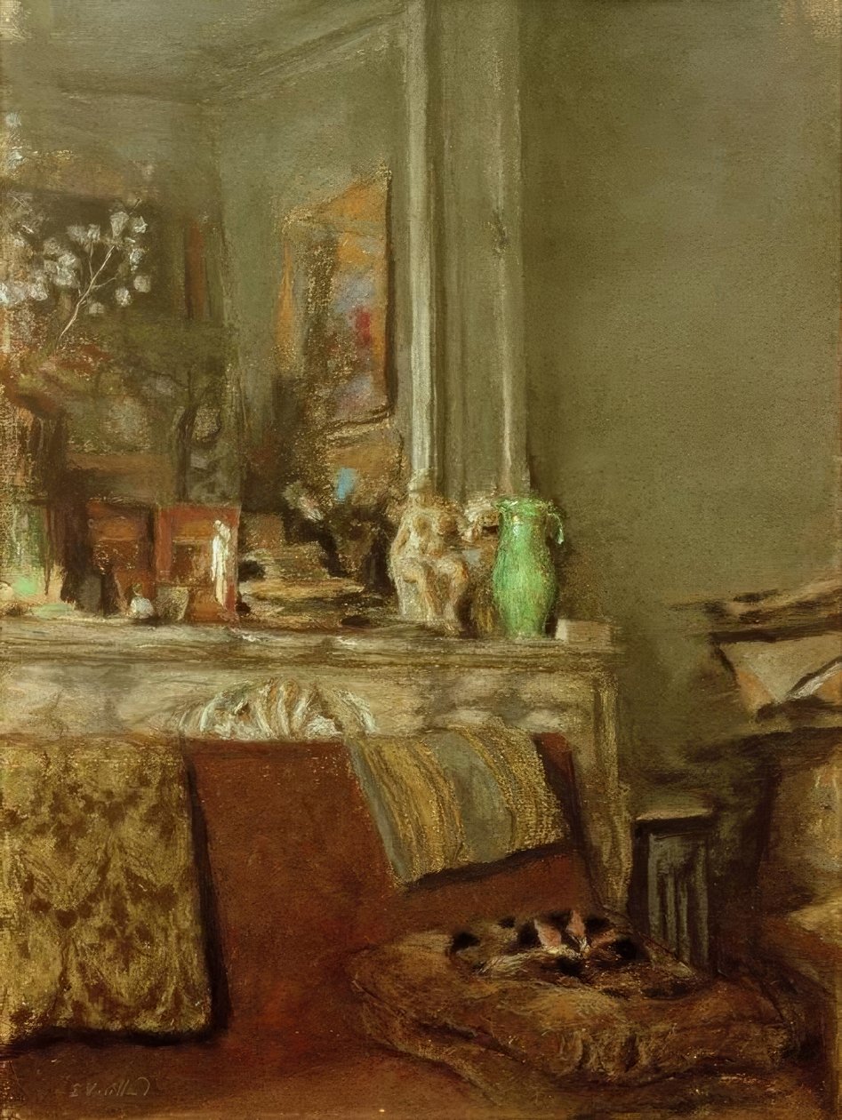 Vuillard, Ventimiglia स्क्वायर में चिमनी द्वारा एडोर्ड वुइलार्ड
