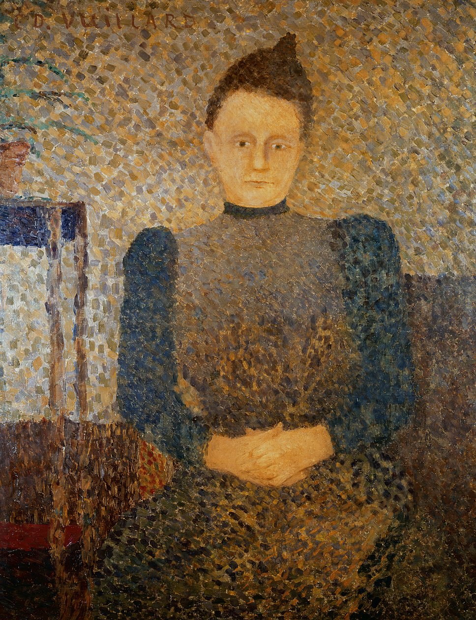 1892-93 आर्टिस्ट की बहन, Mlele Vuillard का चित्रण द्वारा एडोर्ड वुइलार्ड