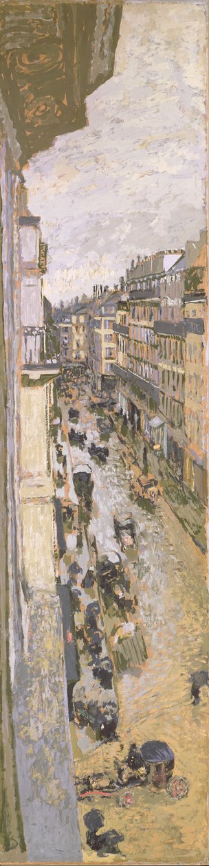 पेरिस की सड़कें, c.1908 द्वारा एडोर्ड वुइलार्ड