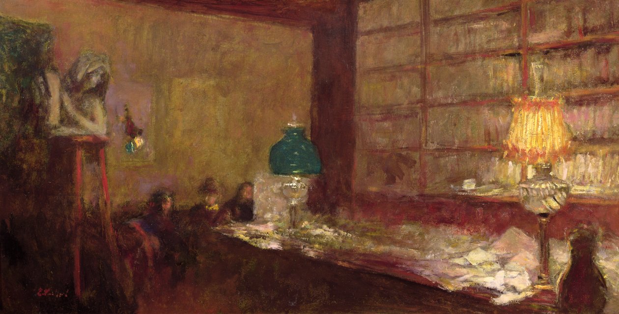 द ग्रीन लैंप, c.1898 द्वारा एडोर्ड वुइलार्ड