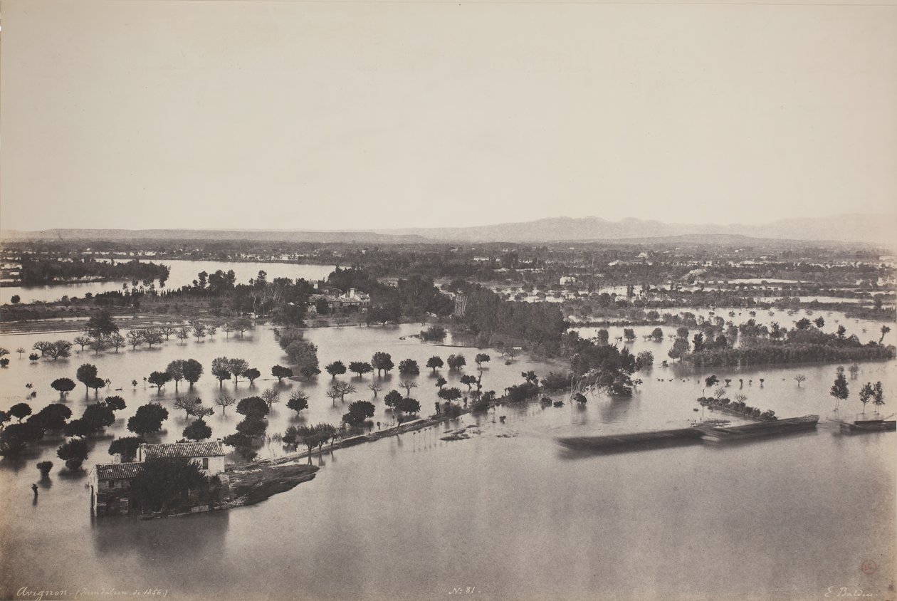1856 की एविग्नन फ्लड एविग्नन, 1856। द्वारा एडवर्ड बाल्डस