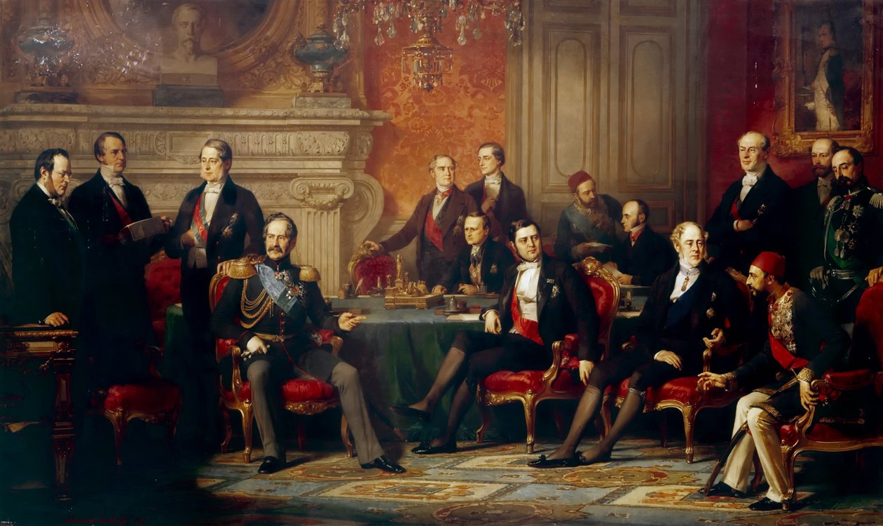 1856 में पेरिस की कांग्रेस द्वारा एडौर्ड लुई डबुफे