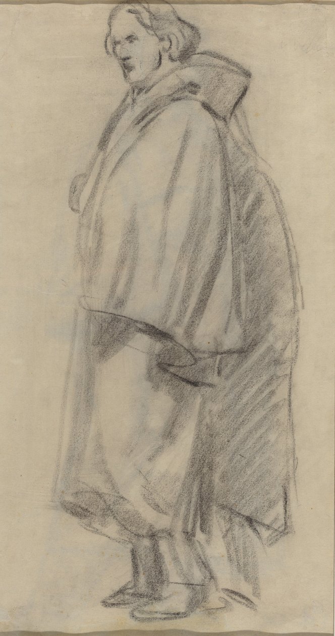 एक लबादा पहने हुए आदमी [छंद], 18521858। द्वारा एडोर्ड मैनेट
