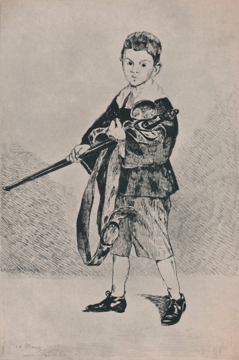 द बॉय विद द स्वॉर्ड, 1862, 1946 द्वारा एडोर्ड मैनेट