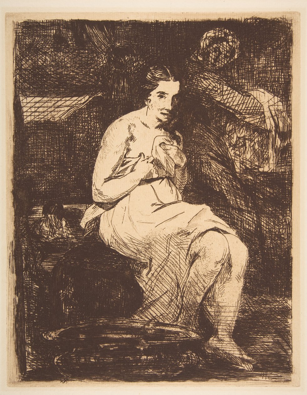 टॉयलेट, 1862। द्वारा एडोर्ड मैनेट