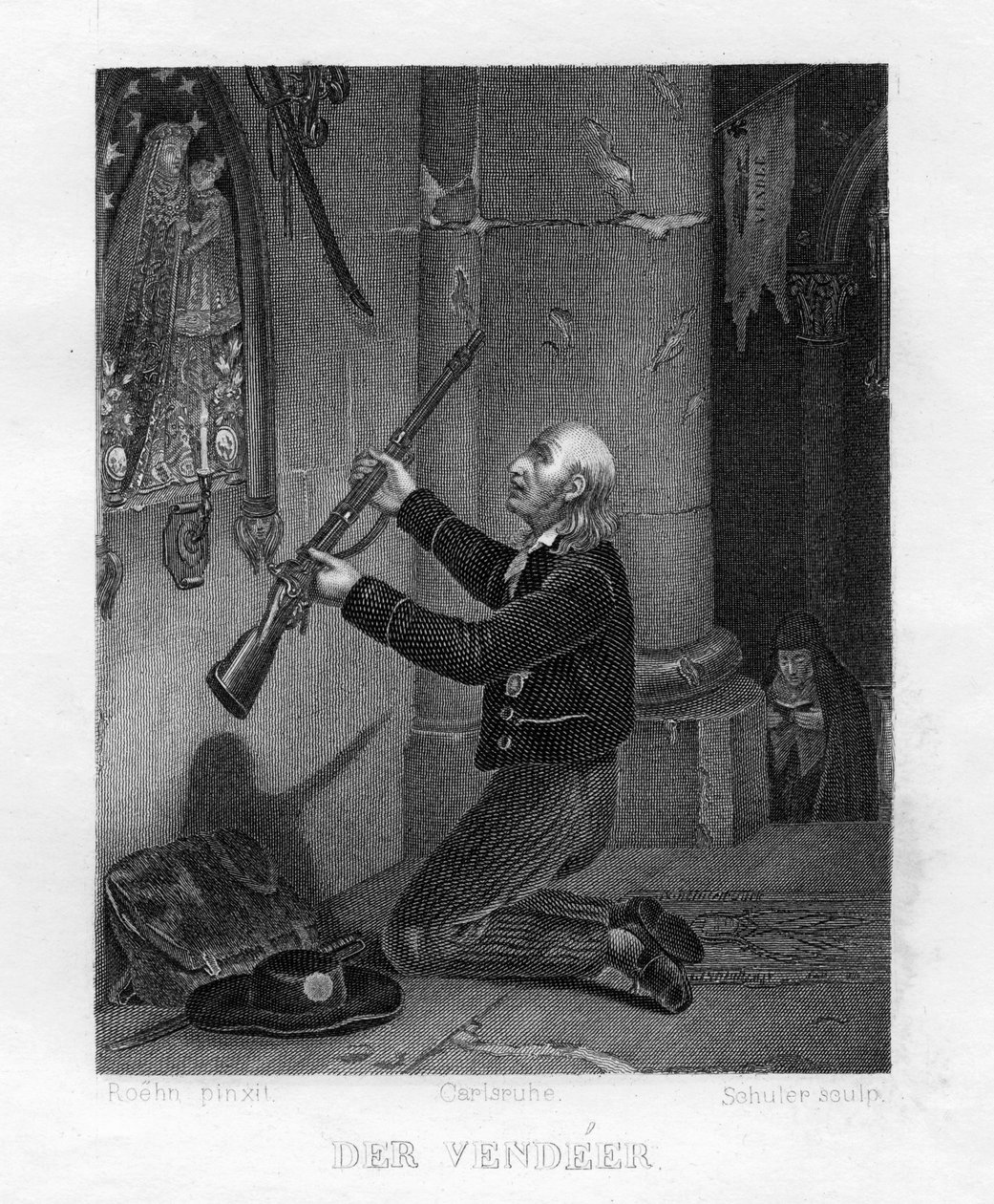 वेंडी विद्रोही, फ्रांसीसी क्रांति, 1793 c1833 द्वारा एडौर्ड शूलर