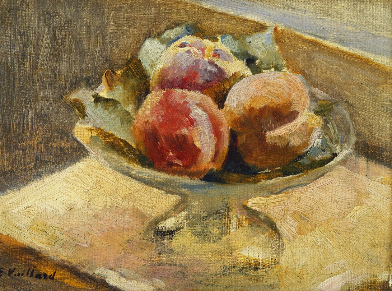 आड़ू का एक कटोरा; द कॉम्पोटिएर डी पेचेस, c.1889 द्वारा एडोर्ड वुइलार्ड