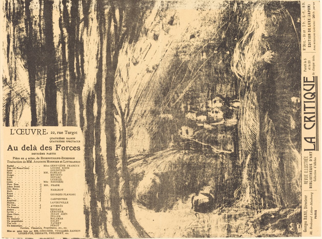 मानव बलों से परे, 1897। द्वारा एडोर्ड वुइलार्ड