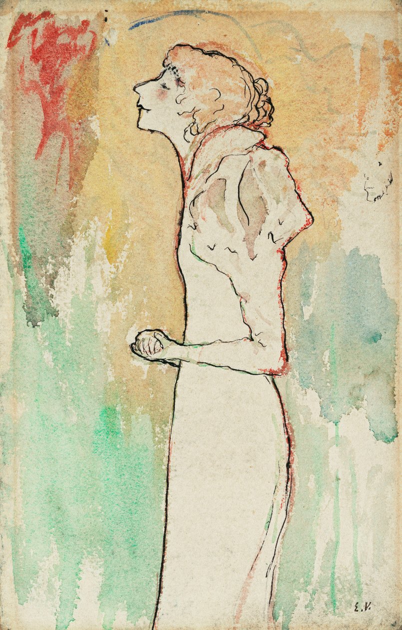 गायक, c.1891-92 द्वारा एडोर्ड वुइलार्ड