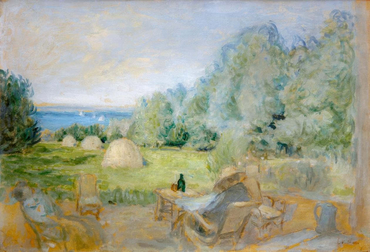 Criqueboeuf में Jardin des Etincelles में पहिए हैं द्वारा एडोर्ड वुइलार्ड