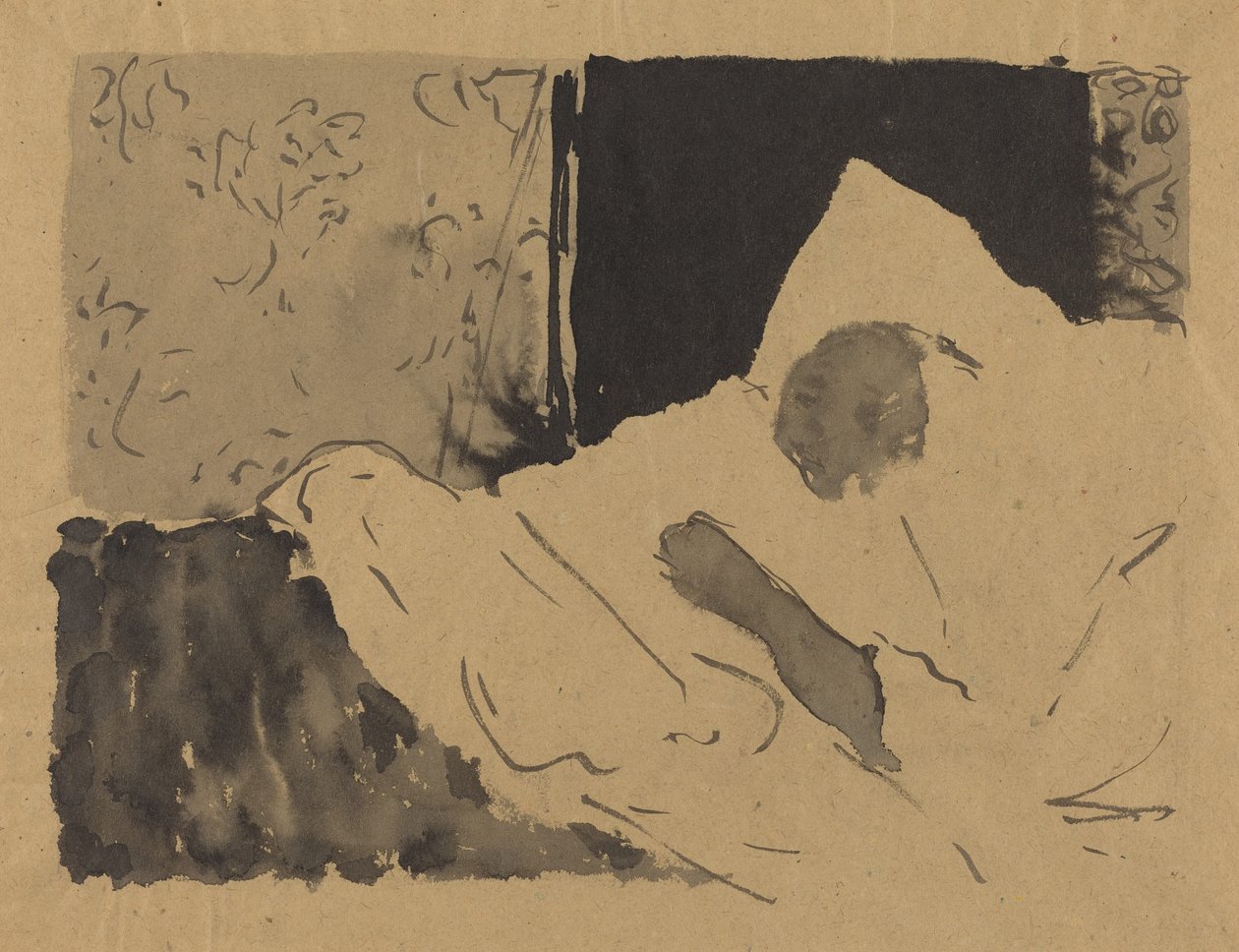 मैडम वी। स्लीपिंग, सी। 1892. द्वारा एडोर्ड वुइलार्ड