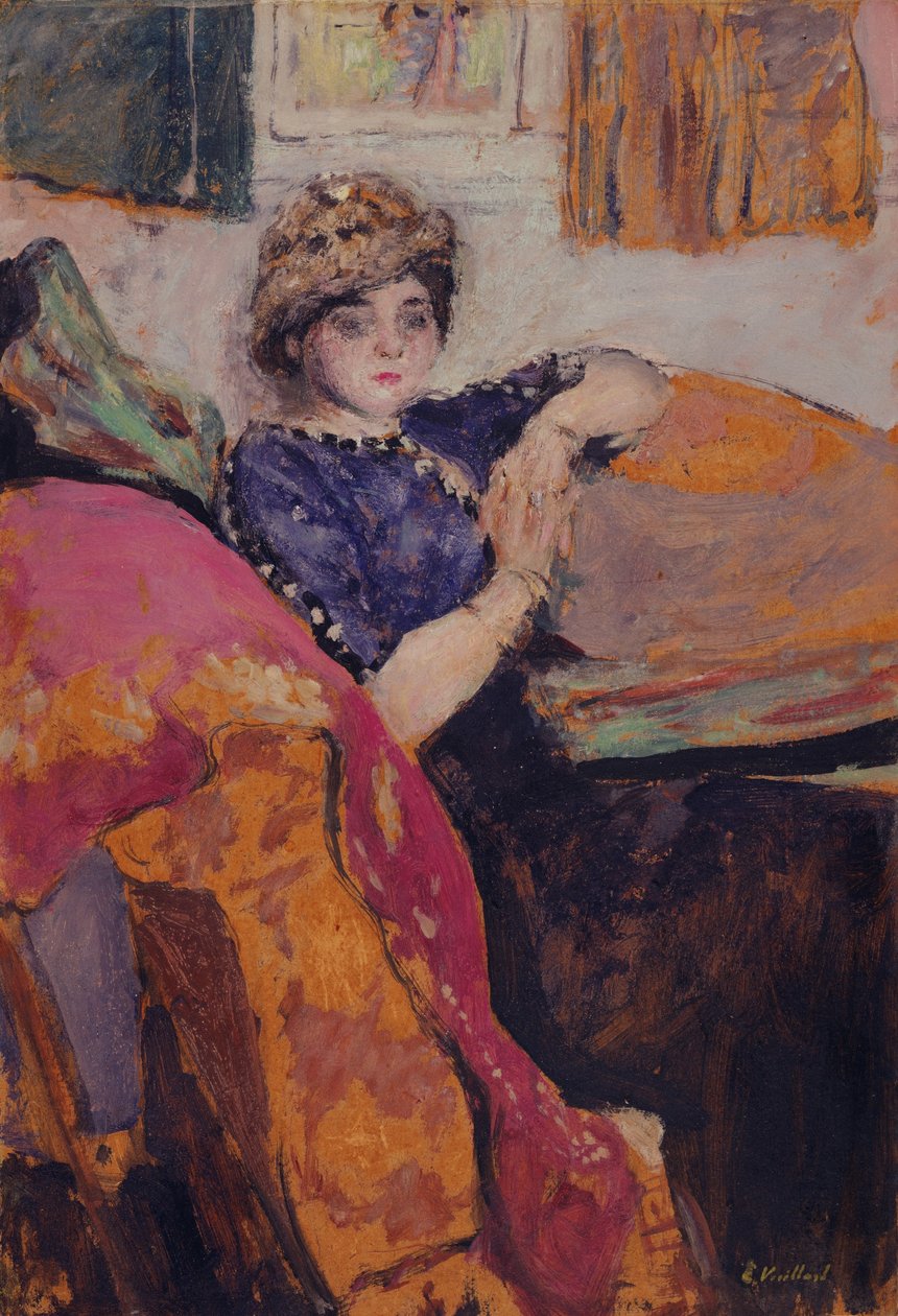 एमएलएल। कलाकार स्टूडियो में नाथनसन, c.1912 (बोर्ड पर तेल) द्वारा एडोर्ड वुइलार्ड