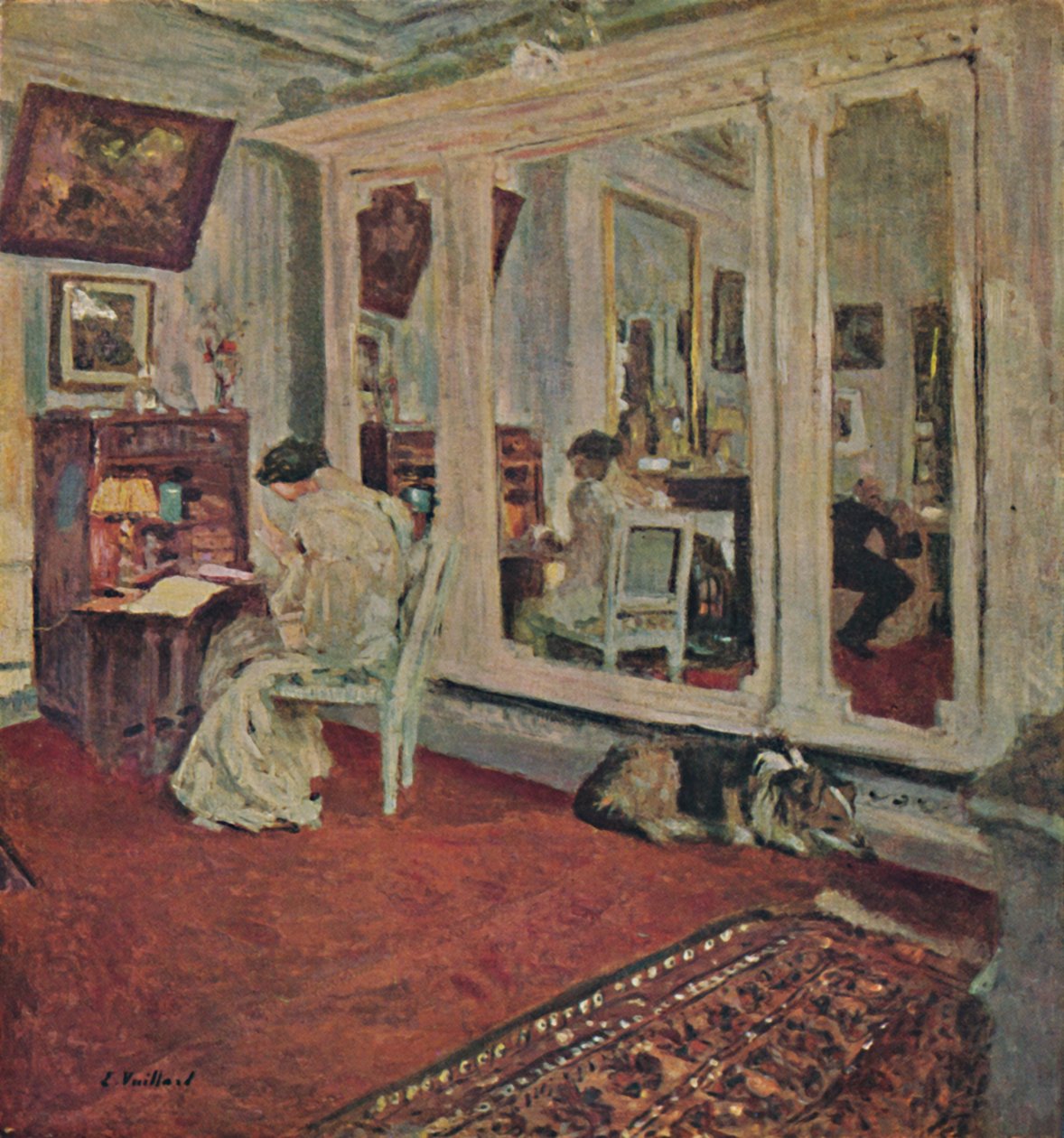 Mme Hessel, rue Rivoli लगभग 1902, c1902, 1946 द्वारा एडोर्ड वुइलार्ड