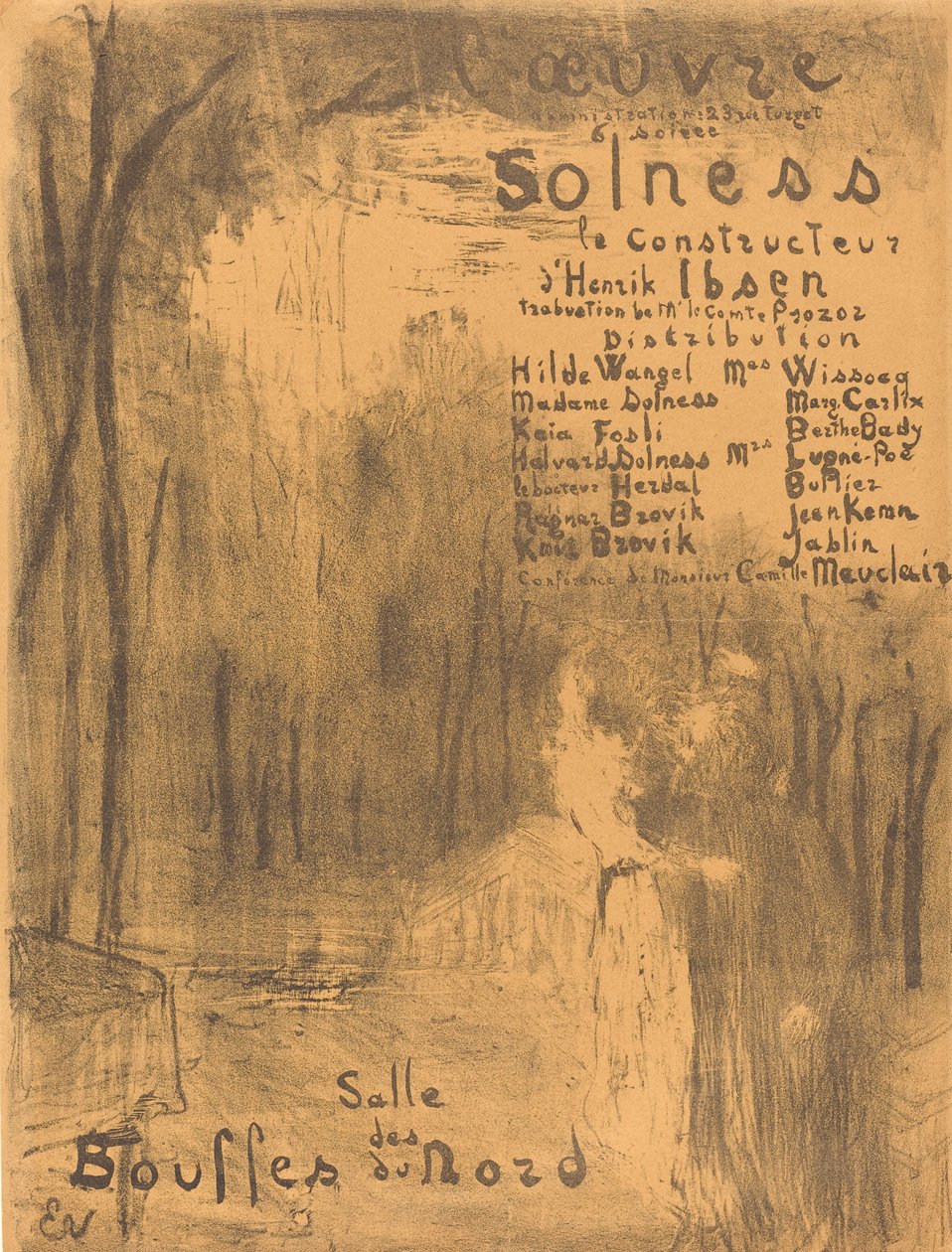 सॉलनेस द बिल्डर, 1894। द्वारा एडोर्ड वुइलार्ड
