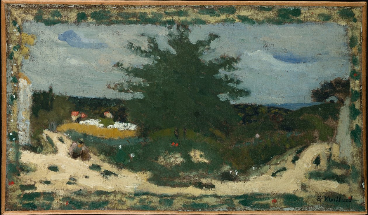 सनी रोड, लैविल तालाब, c.1898 द्वारा एडोर्ड वुइलार्ड