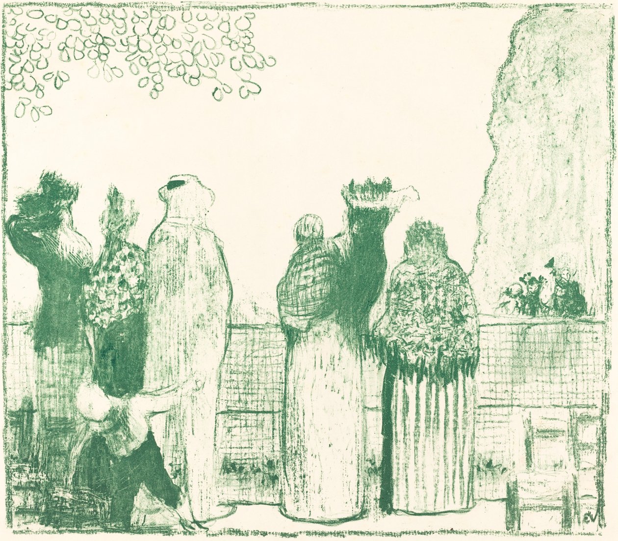 ट्यूलरीज गार्डन, 1895। द्वारा एडोर्ड वुइलार्ड