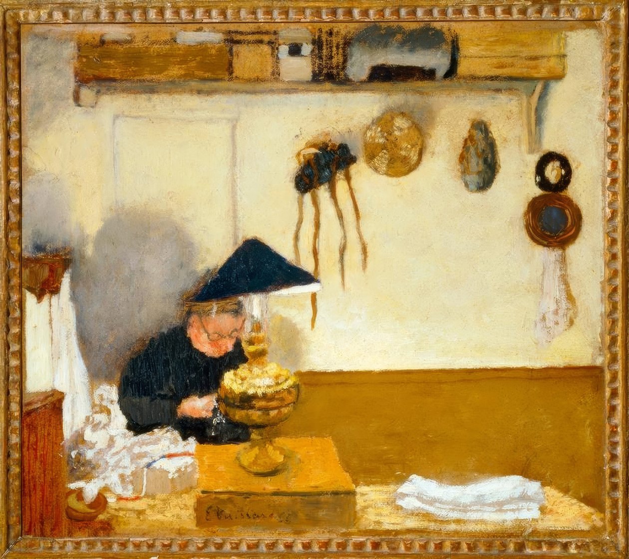 Vuillard, मैडम Vuillard सिलाई द्वारा एडोर्ड वुइलार्ड