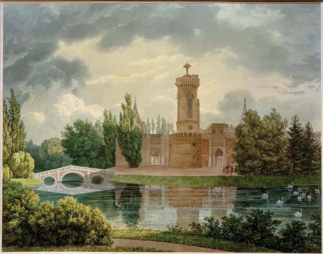 फ्रेंजेन्सबर्ग (सम्राट फ्रांज I, मेहराब के तहत 1801-1836 में निर्मित) द्वारा एडुआर्ड गुरक