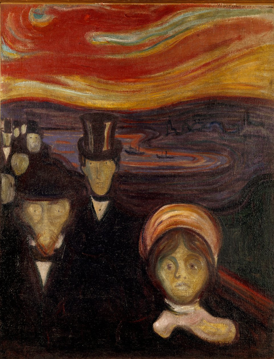 Edvard Munch द्वारा Anguish चित्रकारी द्वारा एडवर्ड चबाना
