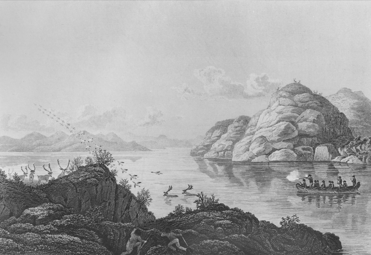 फ्रैंकन ने 1820 में मार्टन लेक पर शिकार का अभियान चलाया द्वारा एडवर्ड फ्रांसिस खोजें