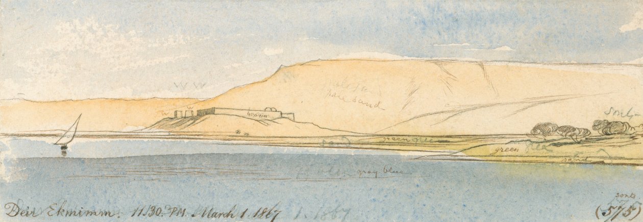 Deir Ekhmim द्वारा एडवर्ड लीयर