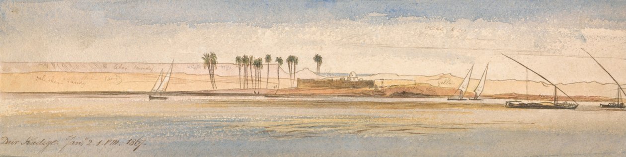 डीयर कडिज, 1-00 बजे, 2 जनवरी 1867 द्वारा एडवर्ड लीयर