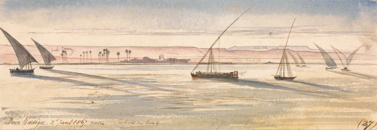 डीयर कडिज, दोपहर, 2 जनवरी, 1867 (27) द्वारा एडवर्ड लीयर