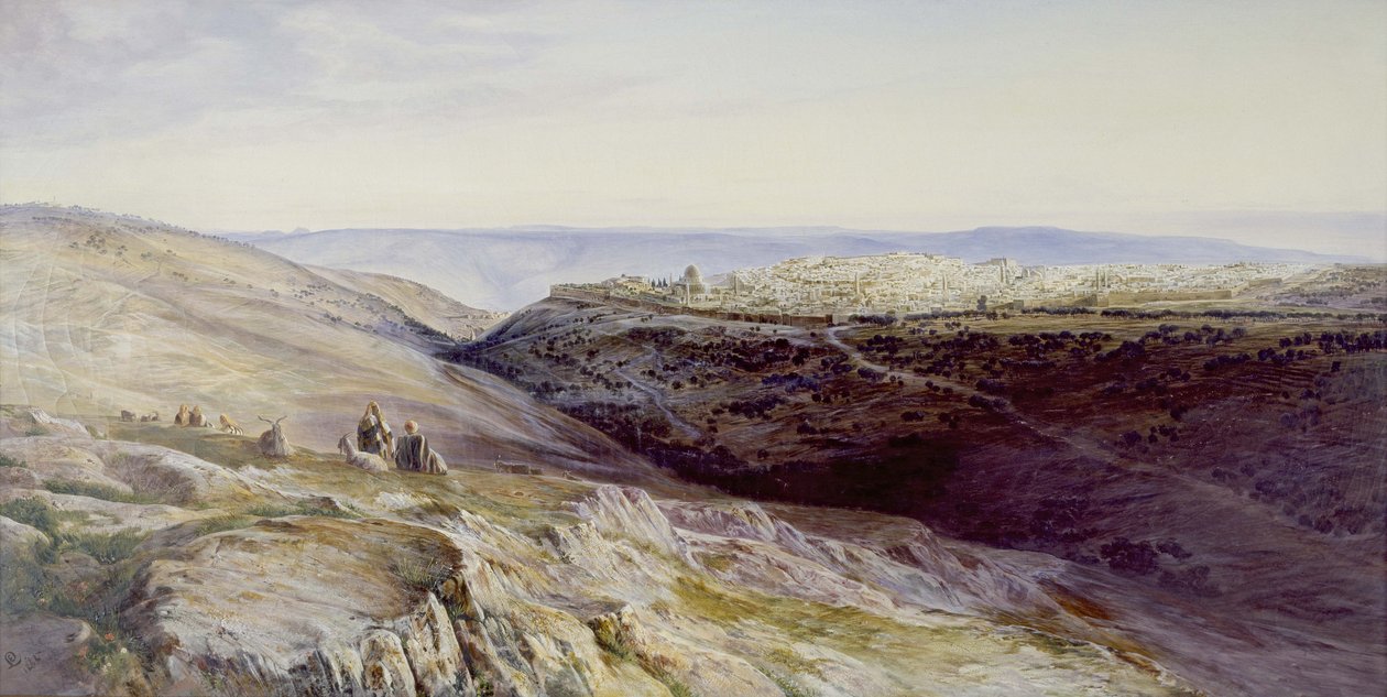 जेरूसलम, 1865 द्वारा एडवर्ड लीयर