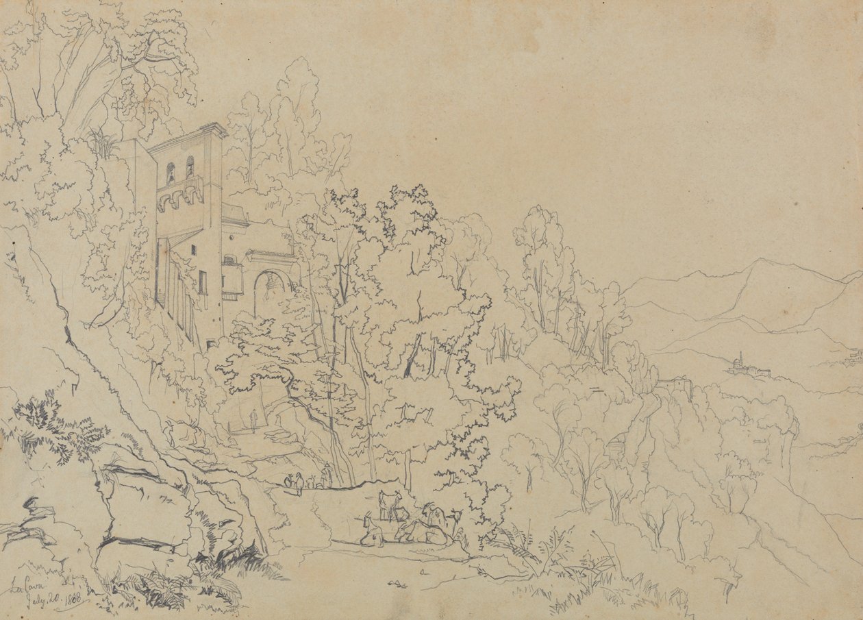 ला कावा, 20 जुलाई, 1838 द्वारा एडवर्ड लीयर