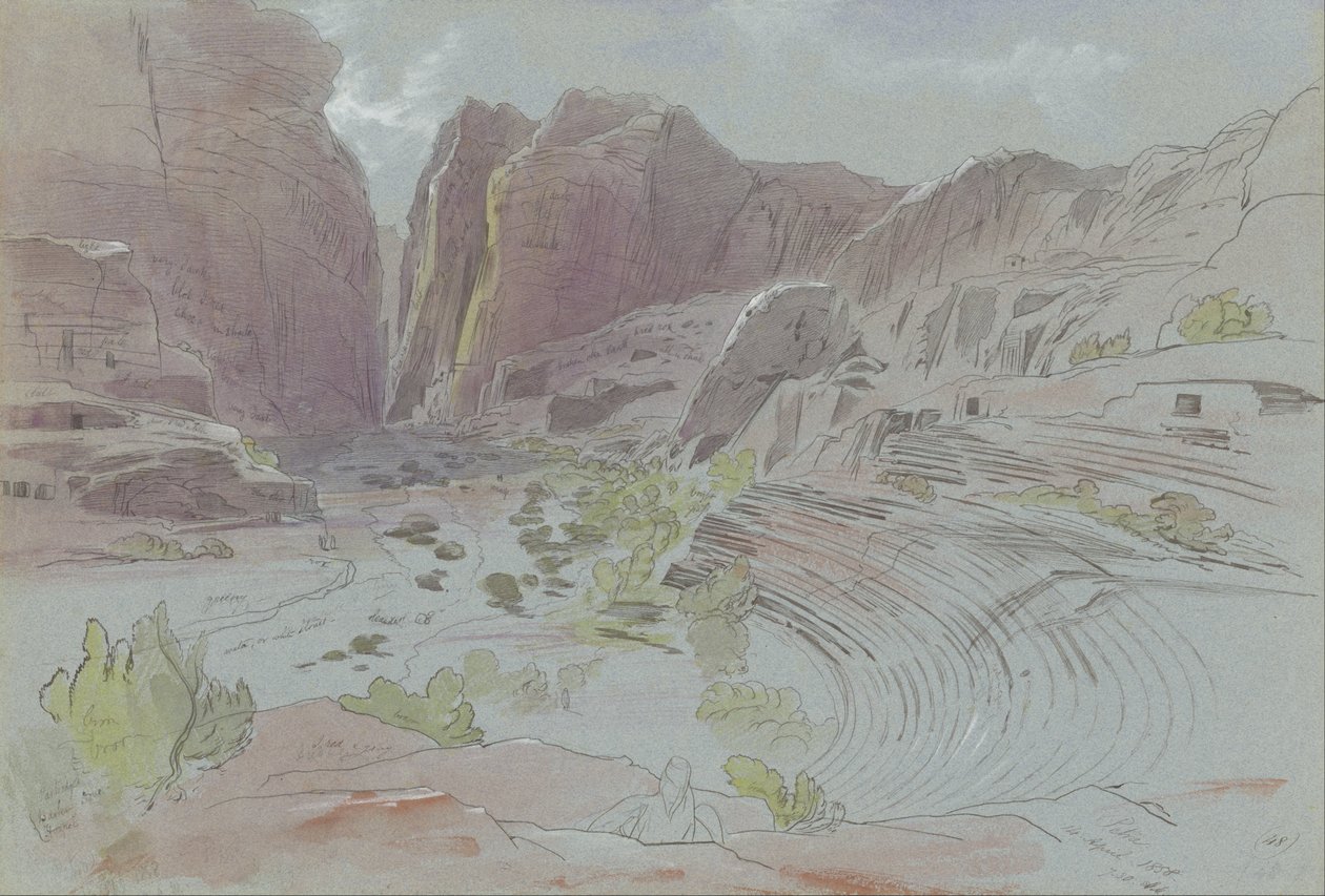 पेट्रा, 14 अप्रैल, 1858 द्वारा एडवर्ड लीयर