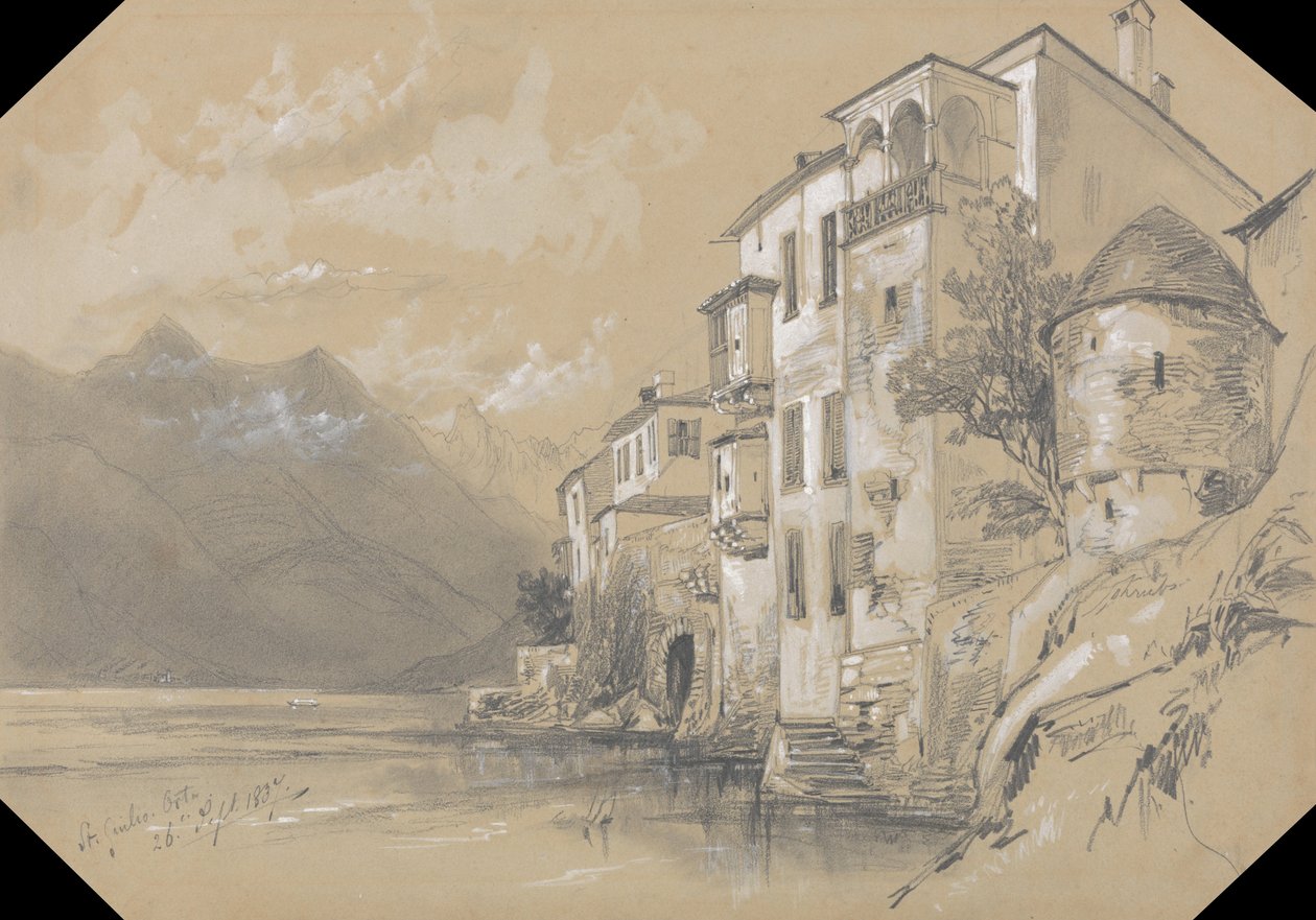 सेंट Giulio, Orta, 26 सितंबर 1837 द्वारा एडवर्ड लीयर