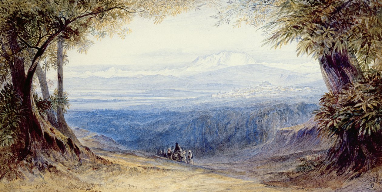 विला कैस्टेलन, वारिस, 1884 द्वारा एडवर्ड लीयर