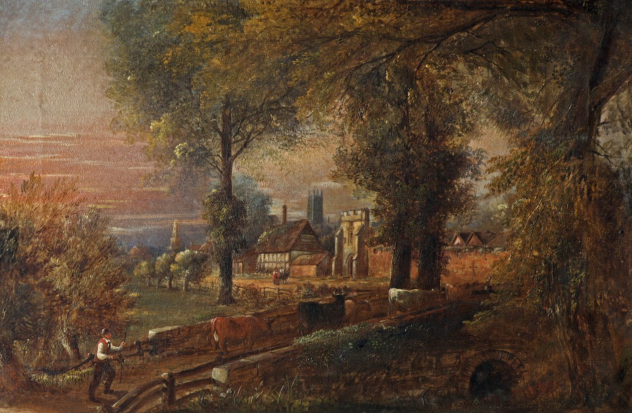 लैंथनी, ग्लॉसेस्टर, 1870 द्वारा एडवर्ड स्मिथ