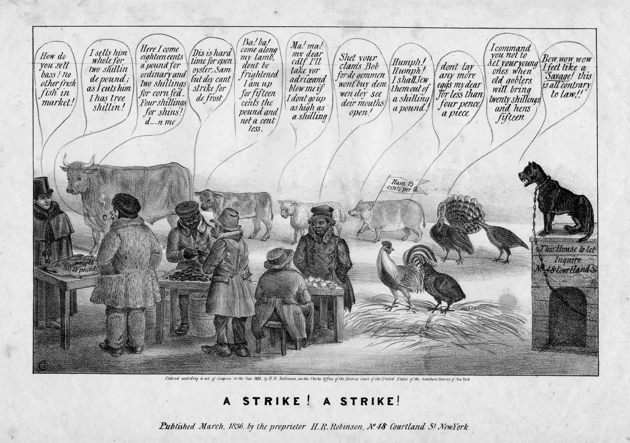 हड़ताल! एक हड़ताल !, c.1836 द्वारा एडवर्ड विलियम्स क्ले