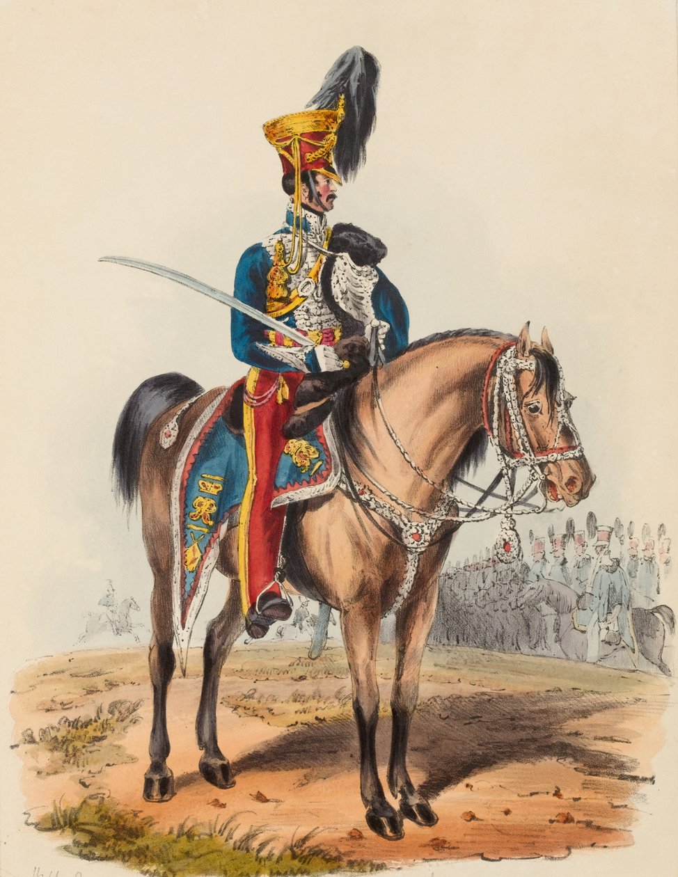 15 वें हुसर्स, समीक्षा आदेश में अधिकारी द्वारा एडवर्ड (बाद) हल