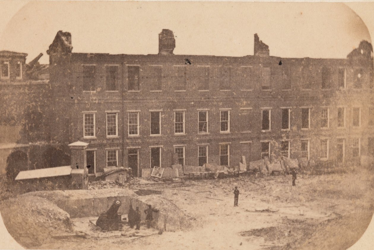 फोर्ट सम्टर की निकासी, अप्रैल 1861, अप्रैल 1861। द्वारा एडवर्ड एंथोनी